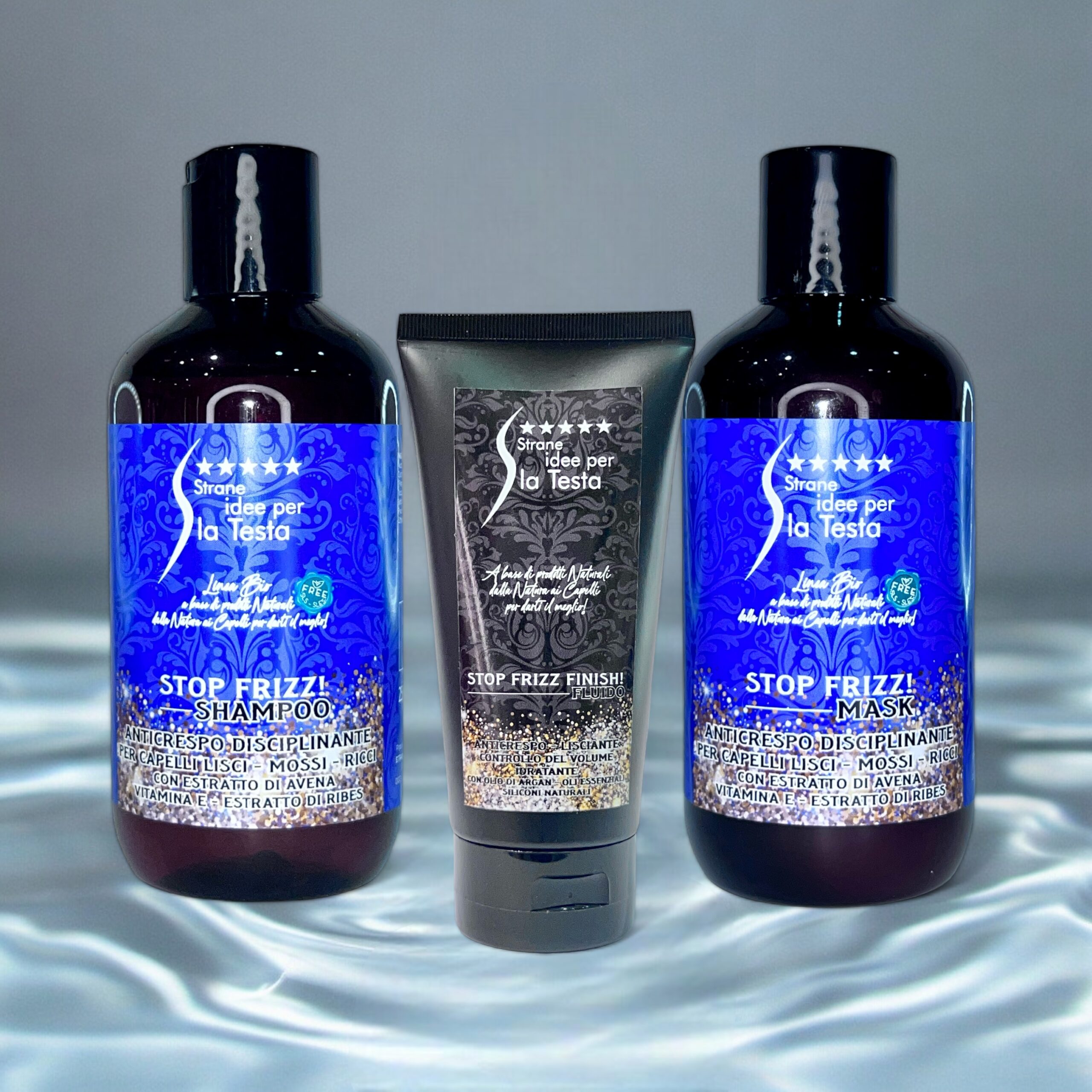 STOP FRIZZ! KIT biologico 250ML+250ML+150ML €109,00