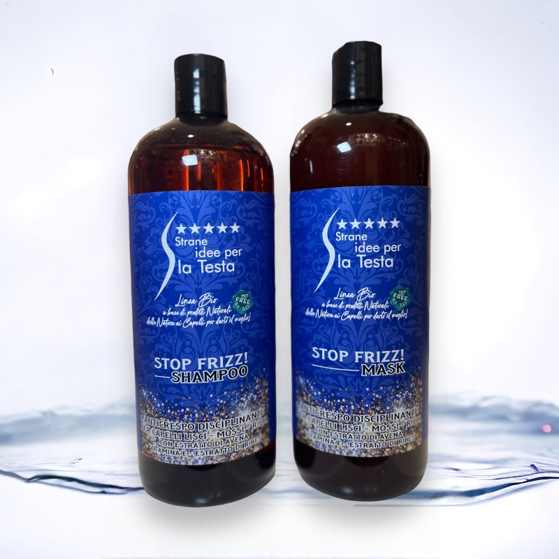 STOP FRIZZ! SHAMPOO & MASK biologico 1LT+1LT €225,00