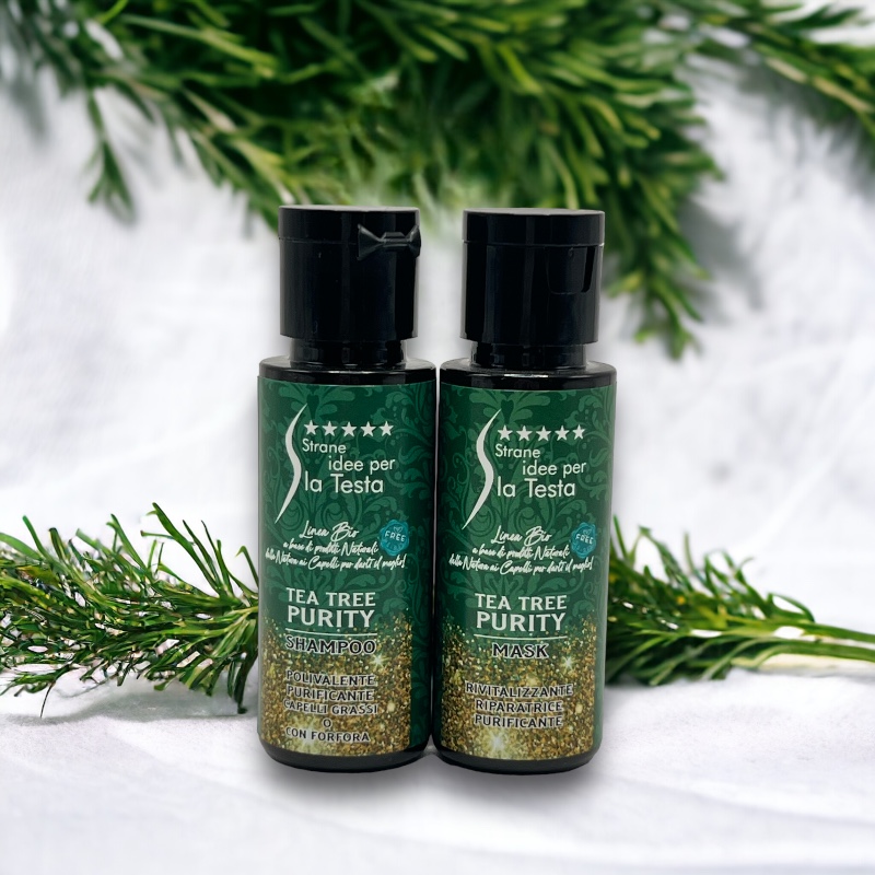 TEA TREE PURITY SHAMPOO & MASK biologico 30ml+30ml €12,00